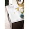 James Martin Vanities Alicante 39.5in Single Vanity, Mid-Century Acacia w/ White Glossy Composite Stone Top E110V39.5MCAWG - alternate 4